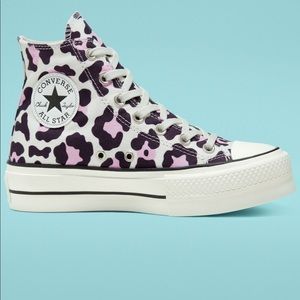 NIB Leopard Platform Chuck Taylor – Women’s 10